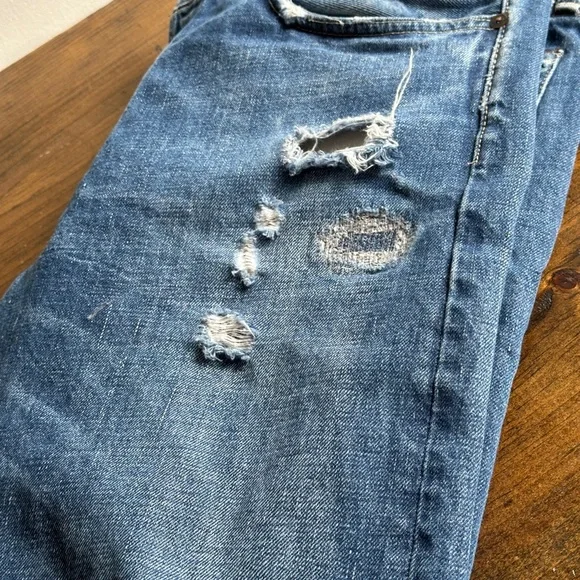 Ralph Lauren Men's Distressed Denim Jeans - Picture 4 of 10